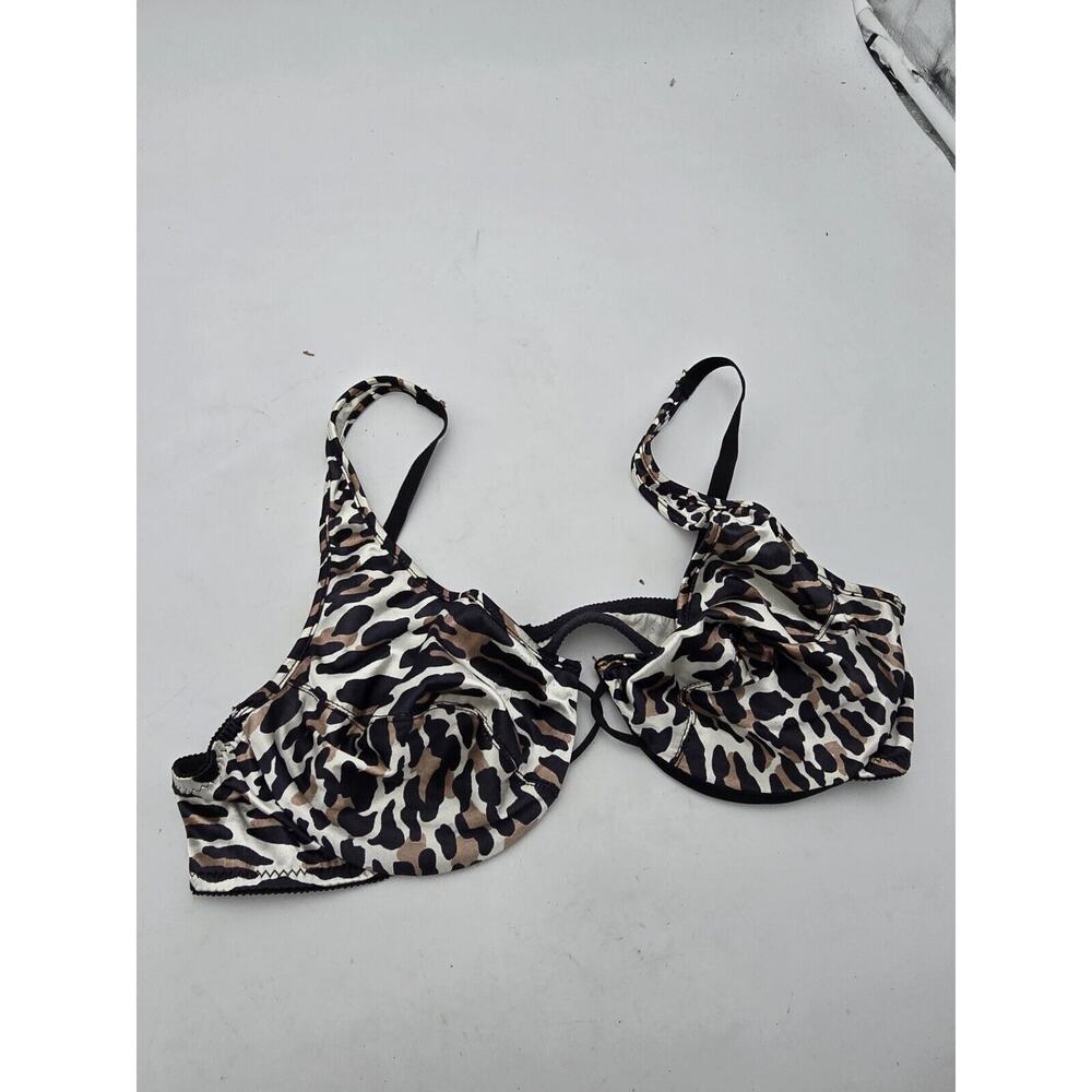 Vintage Vanity Fair Womens Bra Cheetah Print Underwire 38B #V